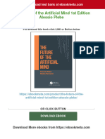 PDF The Future of The Artificial Mind 1st Edition Alessio Plebe Download