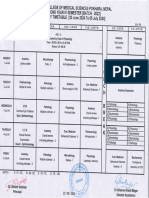 Weekly Timetable IV Sem From 30 June - 26 July 2024