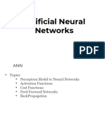 Artificial Neural Networks