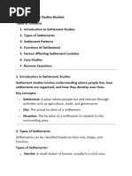 Geography Summary Notes 3