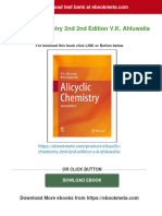 (PDF Download) Alicyclic Chemistry 2nd 2nd Edition V.K. Ahluwalia Fulll Chapter