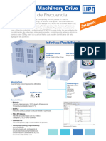 WEG cfw500 Machinery Drives Folleto 50043379 Catalogo Espanol