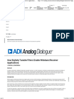 How Digitally Tunable Filters Enable Wideband Receiver Applications - Analog Devices