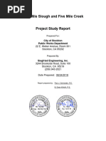 Five Mile Slough - Project Study Report