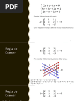 1.7 Regla de Cramer