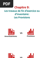 Les Travaux de Fin Dexercice Ou Dinventaire, Les Provisions