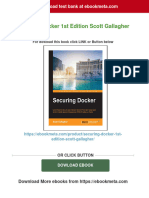 Securing Docker 1st Edition Scott Gallagher Download PDF