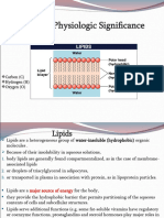 5 - Lipids, Overview