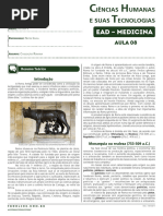 Ead - Medicina: Iências Umanas E Suas Ecnologias