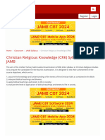 Christian Religious Knowledge (CRK) Syllabus From JAMB - Myschool - 1708388206179