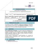 E 111.2 Elaboración de Proyectos