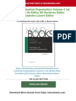 Handbook of Industrial Organization Volume 4 1st Edition Kate Ho Editor Ali Hortacsu Editor Alessandro Lizzeri Editor 2024 Scribd Download