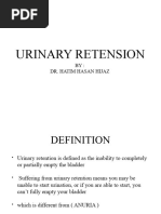 Urinary Retension