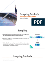 Sampling Methods