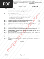 SEM 6 Previous Year Question Paper