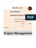 Assignment On Project Scope Management