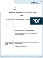 Template Jurnal Refleksi Seminar Pendidikan