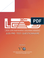 Project-LEADS Pre-Test Questionnaire