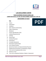 Rules Governing The LDC Bar Course 2023