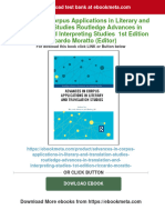 Get Advances in Corpus Applications in Literary and Translation Studies Routledge Advances in Translation and Interpreting Studies 1st Edition Riccardo Moratto (Editor) Free All Chapters