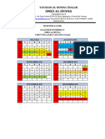 KALENDER PENDIDIKAN SMK AL-HUSNA Semester Ganjil