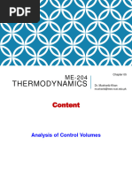 Chapter 5 (Analysis of Control Volumes)