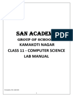 Class 11 - Cs Lab Manual 2024-2025