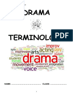 Drama Terminology - 8-12