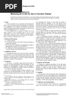 ASTM G51-95 - Standard Test Method For Measuring PH of Soil For Use in Corrosion Testing