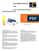 Datasheet 403225 - TRA 520 Handheld & Benchtop Sphere Spectrophotometer Us-En