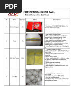 Material Composition Data Sheet