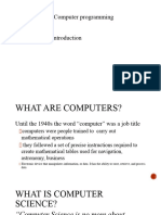 Computer Programming CH 01