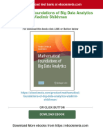 Instant Download Mathematical Foundations of Big Data Analytics Vladimir Shikhman PDF All Chapter