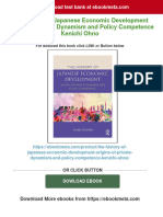 (PDF Download) The History of Japanese Economic Development Origins of Private Dynamism and Policy Competence Kenichi Ohno Fulll Chapter