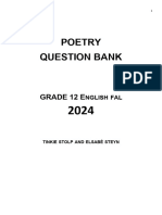 Poetry Question Bank 2024-1