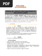 Juriste Reclamations Et Relation Client-Ouagadougou