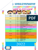 Cronograma Actividades 2022