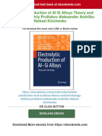 Electrolytic Production of Al Si Alloys Theory and Technology Dmitriy Pruttskov Aleksander Andriiko Aleksei Kirichenko Download PDF