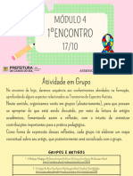 Formação Aee e Tea - Modulo 4.1-Estudo de Textos