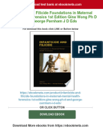 Get Infanticide and Filicide Foundations in Maternal Mental Health Forensics 1st Edition Gina Wong PH D and George Parnham J D Eds Free All Chapters