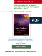 Interfaceless: Conscious Design For Spatial Computing With Generative AI (Design Thinking) 1st Edition Diana Olynick Download PDF