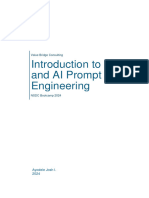 Introduction To AI and AI Prompt Engineering