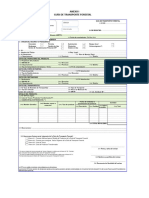 Anexo I Guía de Transporte Forestal: Logo 3cm X 5cm Datos de La ARFFS o Datos Del CTP o TH Que Emite La GTF