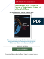 Full Download World Development Report 2020 Trading For Development in The Age of Global Value Chains 1st Edition World Bank PDF