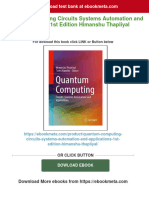 Get Quantum Computing Circuits Systems Automation and Applications 1st Edition Himanshu Thapliyal Free All Chapters