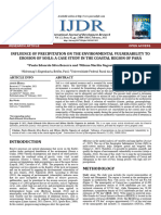 Artigo Influence of Precipitation On The Environmental Vulnerability