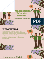 Organizational Behavior Models