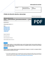 Cilindro de Dirección Derecho, Desmontaje