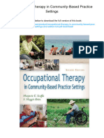 Occupational Therapy in Community-Based Practice Settings. ISBN 0803625804, 978-0803625808