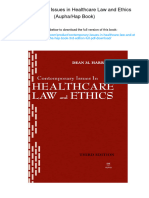 Contemporary Issues in Healthcare Law and Ethics (Aupha/Hap Book) - ISBN 1567936377, 978-1567936377